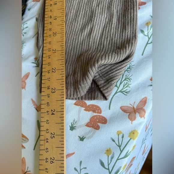 Lulus taupe jumpsuit tie strap ribbed knit size small - Picture 9 of 14